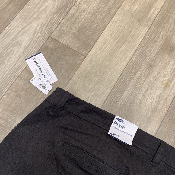 Womens NWT Old Navy Pixie Plus Ankle Work Casual‎ Secret Slim Pockets Pants - Picture 7 of 8